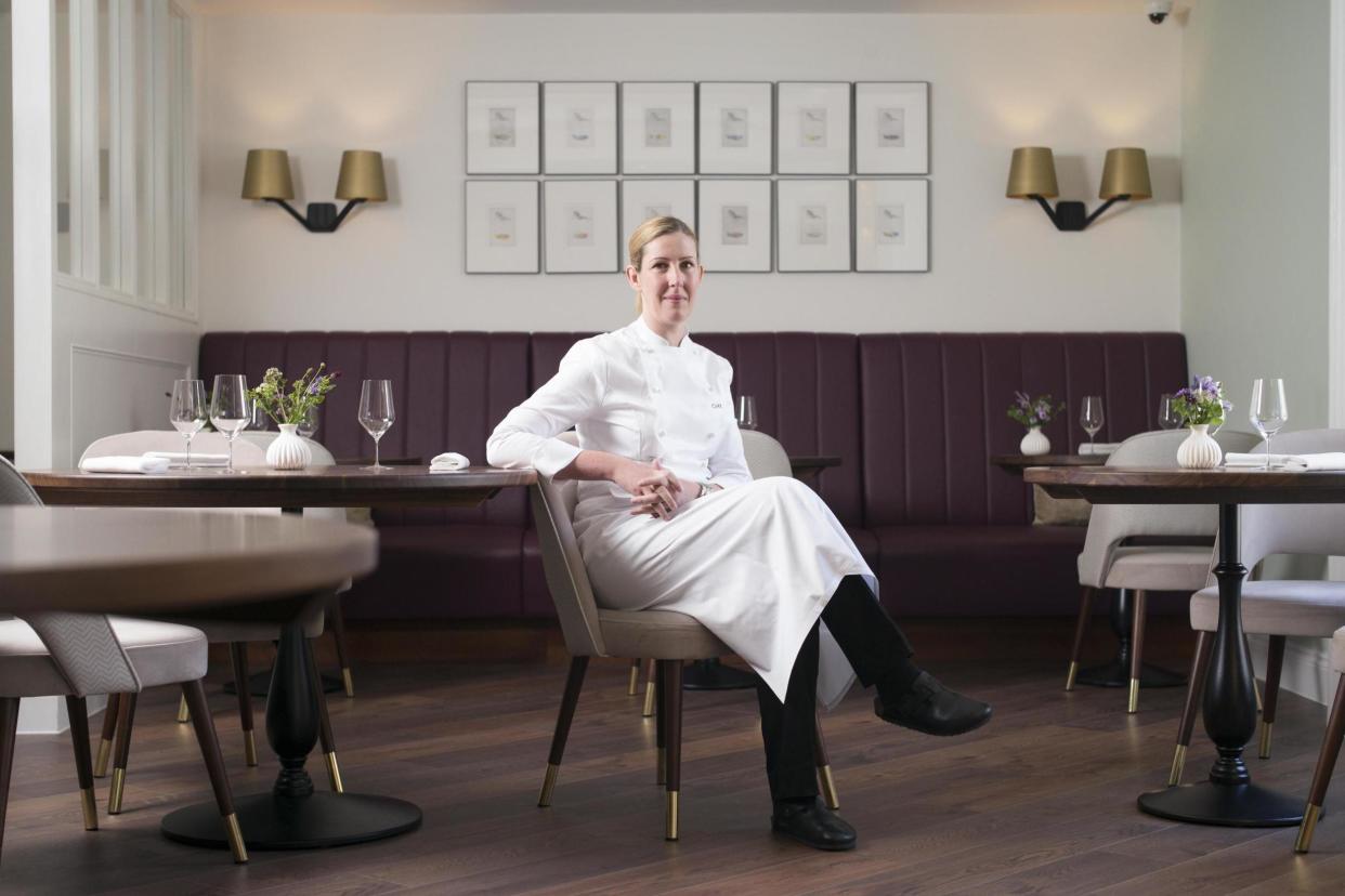 Hardcore: Clare Smyth in her new restaurant: Rebecca Reid