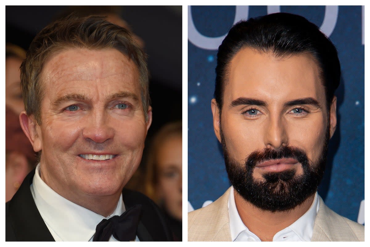 Bradley Walsh (L) and Rylan Clark (R) (Getty)