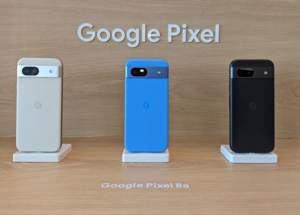 Google推出中階新手機「Pixel 8a」，標榜內建AI功能。