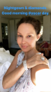 <p>Rise and shine - it was early morning bling for Ashley Judd as she got her Oscars prep on.</p>