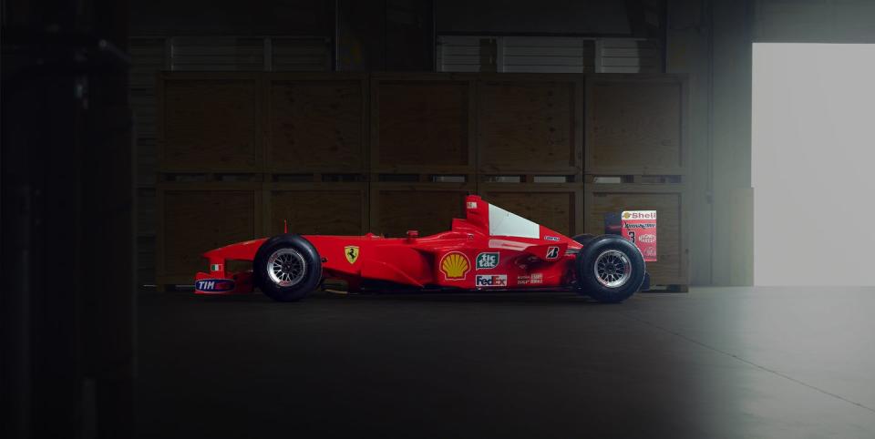 schumacher f2000 up for auction by way of rm sotheby's