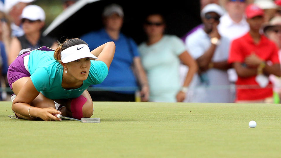 Michelle Wie, pictured here in action at the US Women's Open in 2014. 