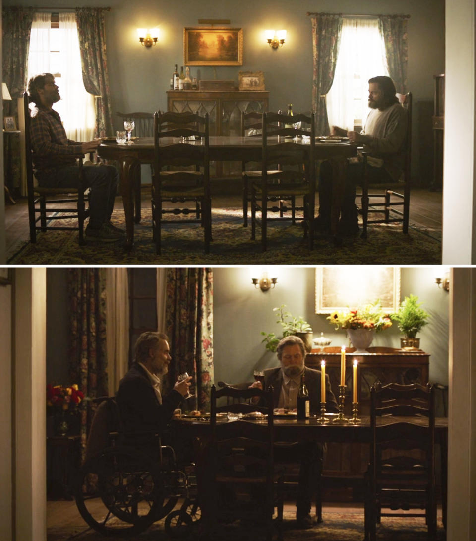 I mean, look, the pairing and meal literally brought Bill and Frank closer together.