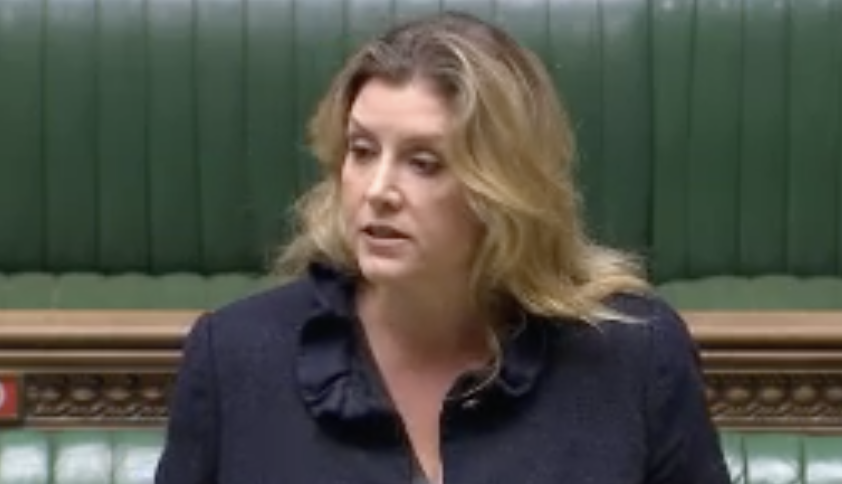 Penny Mordaunt, responding to Ian Blackford, flatly ruled out an extension to the transition period. (Parliamentlive.tv)