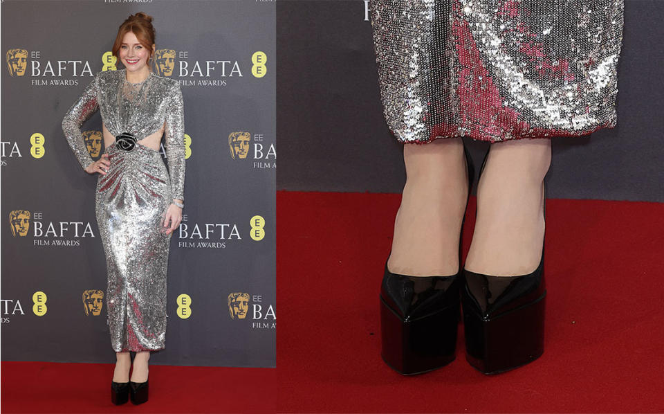 BAFTAs, BAFTA Awards, celebrity style, red carpet fashion, Bryce Dallas Howard