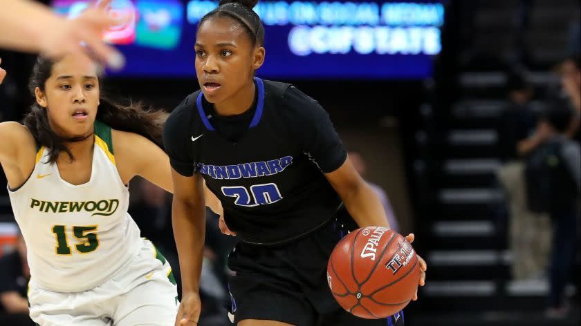 Charisma Osborne led Windward to two state titles.