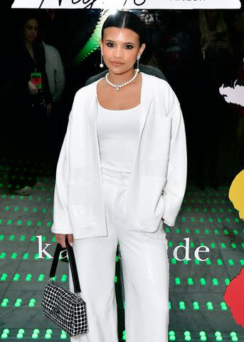 <p>Eugene Gologursky/Getty</p> Nikki Rodriguez attends NYLON & Kate Spade New York Present NYLON Nights: Fashion Edition at LAVAN Midtown on February 08, 2024