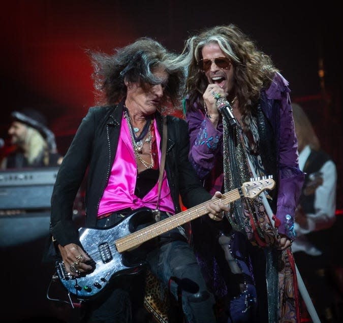 Aerosmith, pictured here performing Sept. 6 in Pittsburgh, will play Tampa's Amalie Arena on Oct. 11.