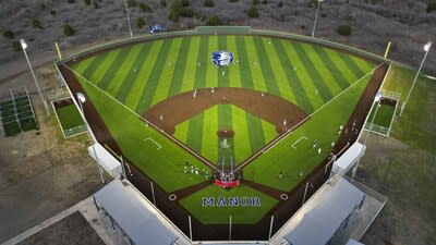 Hellas is the only sports surfacing contractor with a dedicated lighting division that installed retrofitted LED lighting at Manor ISD’s baseball and softball fields. Hellas handled all of the athletic venues’ electrical needs.