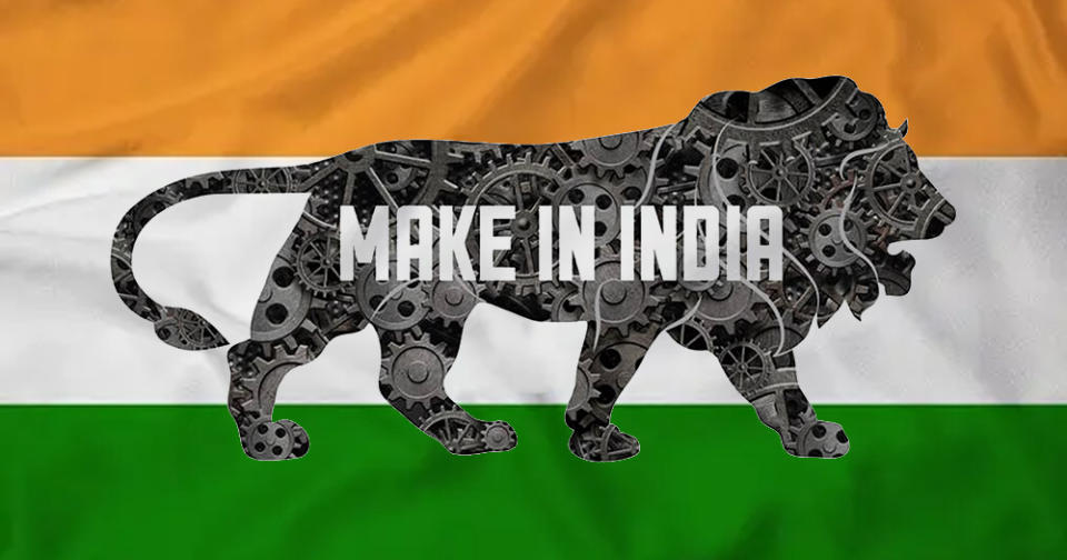 Namaste Bharat 2024 - Make in India logo