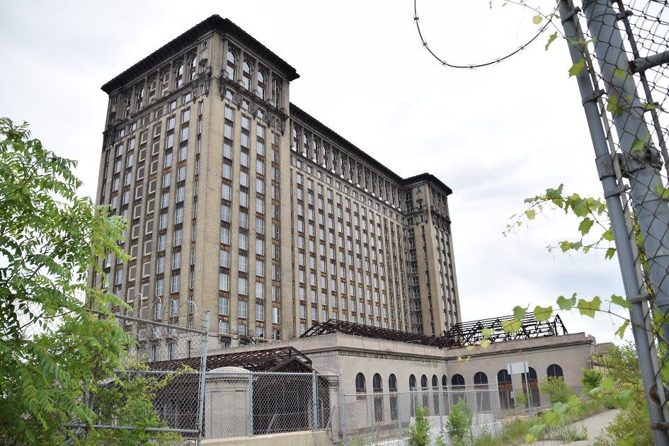 ford michigan central station detroit in 2018