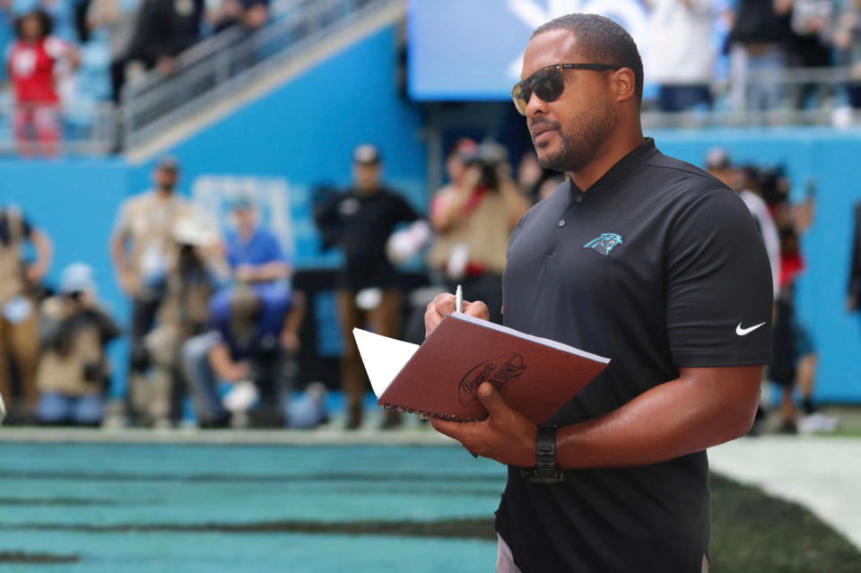 Carolina Panthers scout Mike Martin (Louis Pena).