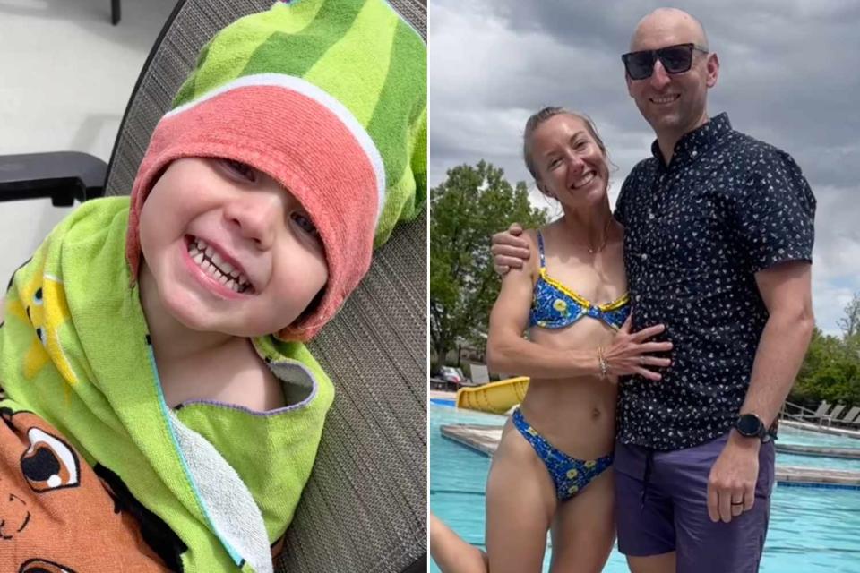 <p>Neely Gracey</p> Neely Gracey goes viral for sharing video of her son at pool.