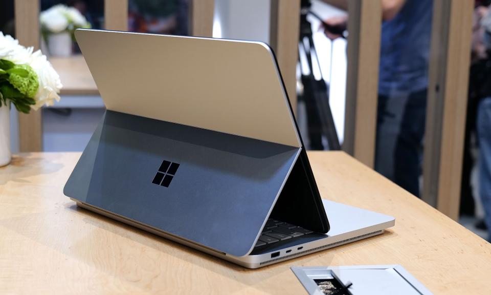 <p>In a small but very appreciated upgrade, the Surface Laptop Studio 2 comes with a USB-A port in addition to two USB-C jacks with Thunderbolt 4.</p>
