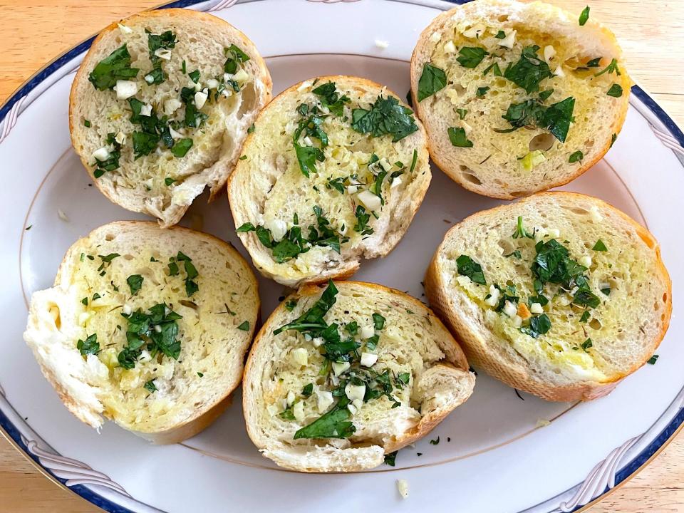 Martha Stewart's garlic bread