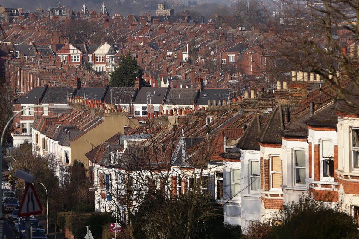 Houses in London (PA Archive)