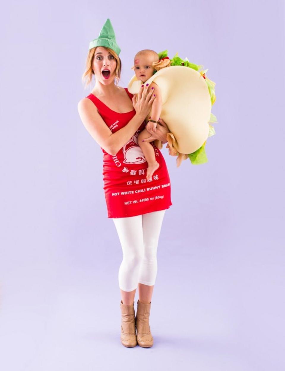 Siracha and Taco Costume