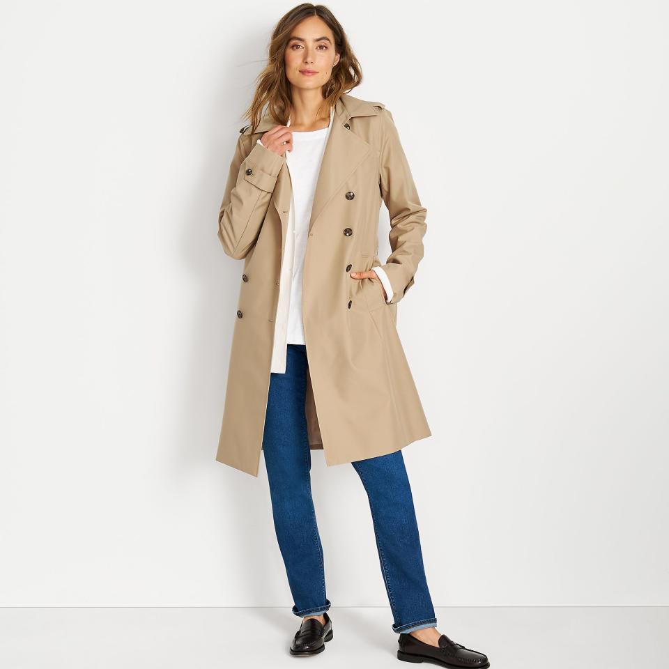 <p><a href="https://go.redirectingat.com?id=74968X1596630&url=https%3A%2F%2Fwww.landsend.com%2Fproducts%2Fwomens-classic-trench-coat%2Fid_382483&sref=https%3A%2F%2F" rel="nofollow noopener" target="_blank" data-ylk="slk:Shop Now;elm:context_link;itc:0;sec:content-canvas" class="link ">Shop Now</a></p><p>Women's Classic Trench Coat</p><p>landsend.com</p><p>$159.95</p>