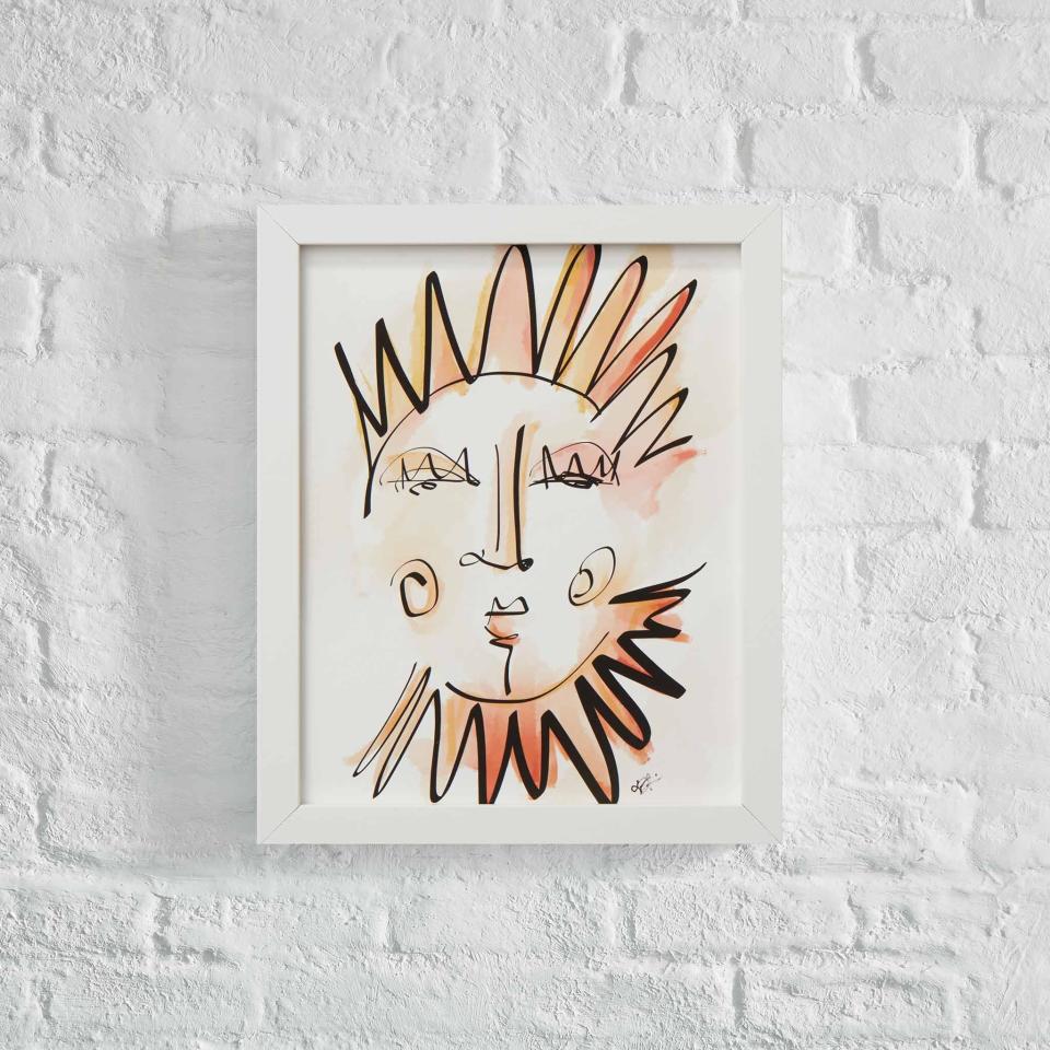 Sun Woman Print