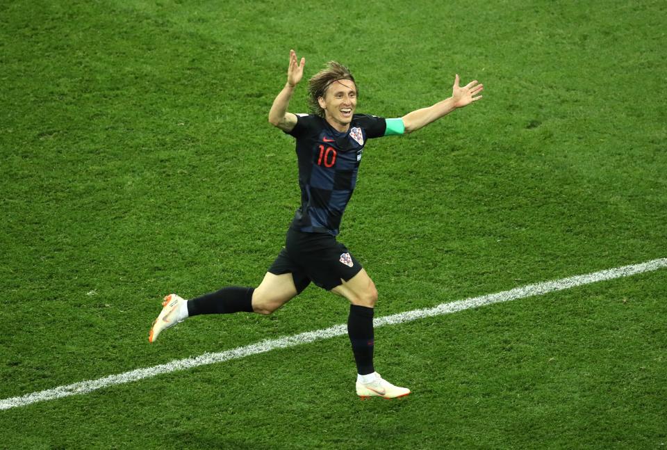 Luka Modric won the player of the tournament award for his performances at the 2018 World Cup (Getty Images)