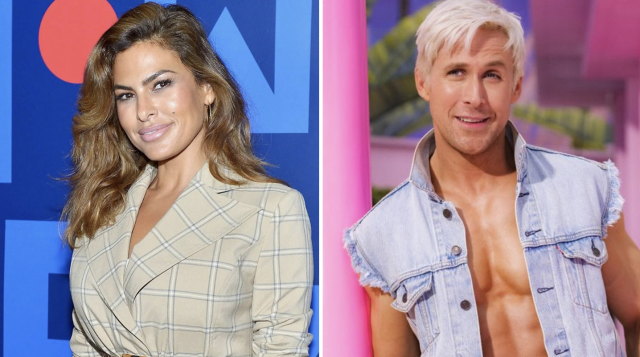 Eva Mendes Begged Ryan Gosling to Give Her His 'Barbie' Underwear After  Viral Ken First Look - Yahoo Sports