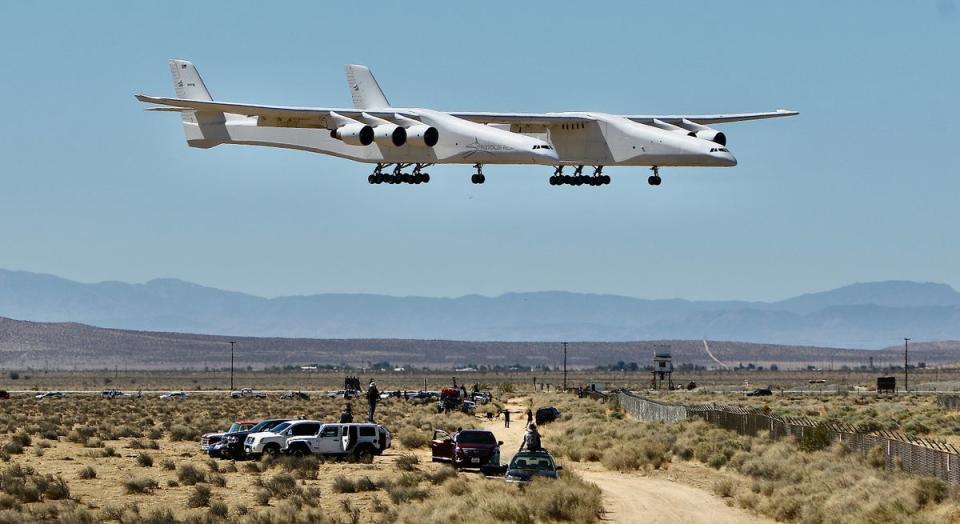 Stratolaunch (The Stratolaunch features six Boeing 747 engines)