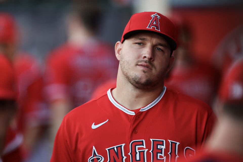Mike Trout。（Photo by Meg Oliphant/Getty Images）