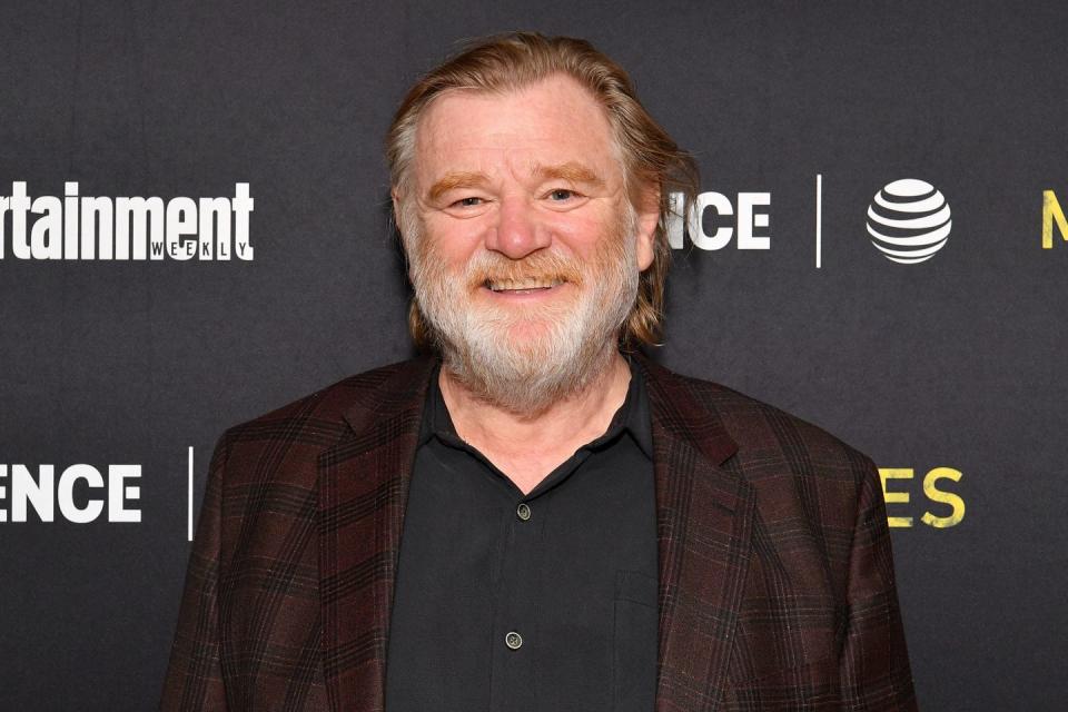 <p>Brendan Gleeson is probably best known to American audiences (okay, make that to movie watchers in general) as Professor Alastor "Mad Eye" Moody in the <em>Harry Potter</em> franchise. In <em>The Comey Rule</em>, the Irish actor tackles the task of bringing Donald Trump to the screen. How many hours do you think he had to spend in the spray tan machine? </p>