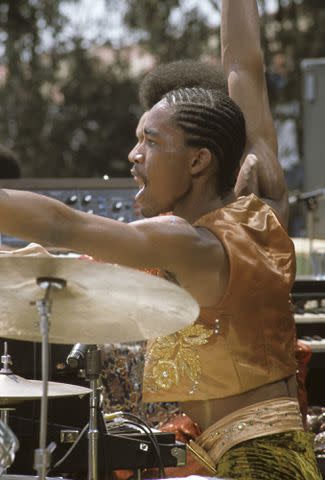 ABC Photo Archives/Disney General Entertainment Content via Getty Images Fred White drumming with Earth, Wind & Fire.