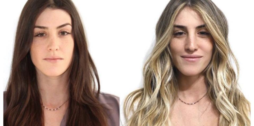 Here's what 19 women look like before and after having balayage highlights