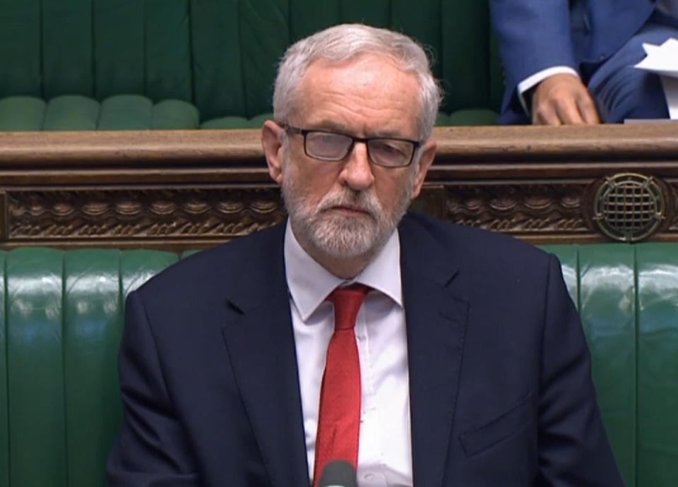 Independent MP and former Labour leader Jeremy Corbyn asked what steps are being taken to try to bring about a ceasefire (House of Commons/PA) (PA Archive)