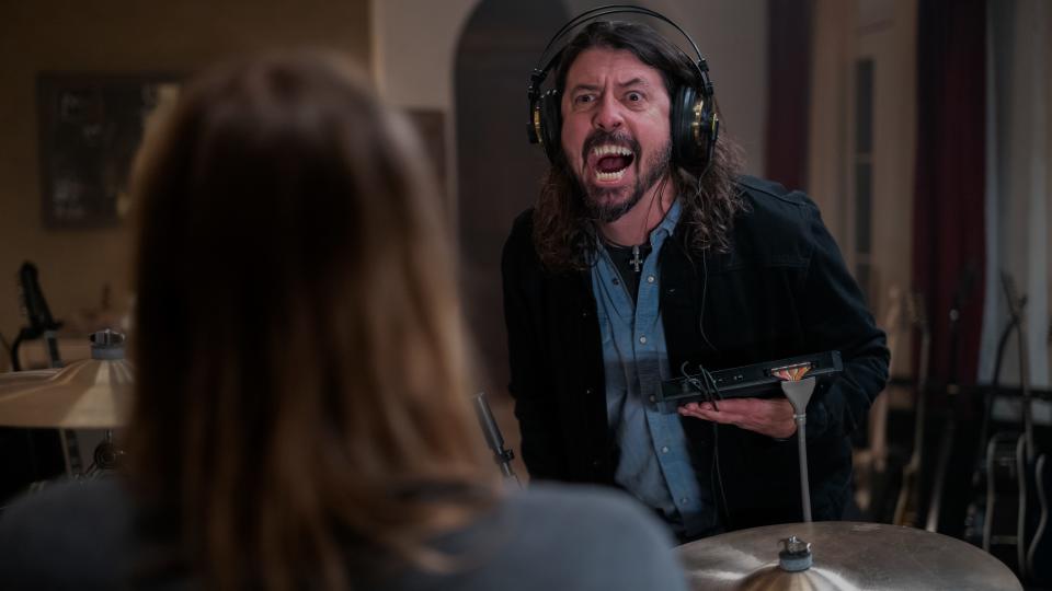 Dave Grohl plays a demonic version of himself in the Foo Fighters horror comedy &quot;Studio 666.&quot;
