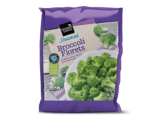 a bag of steamable broccoli