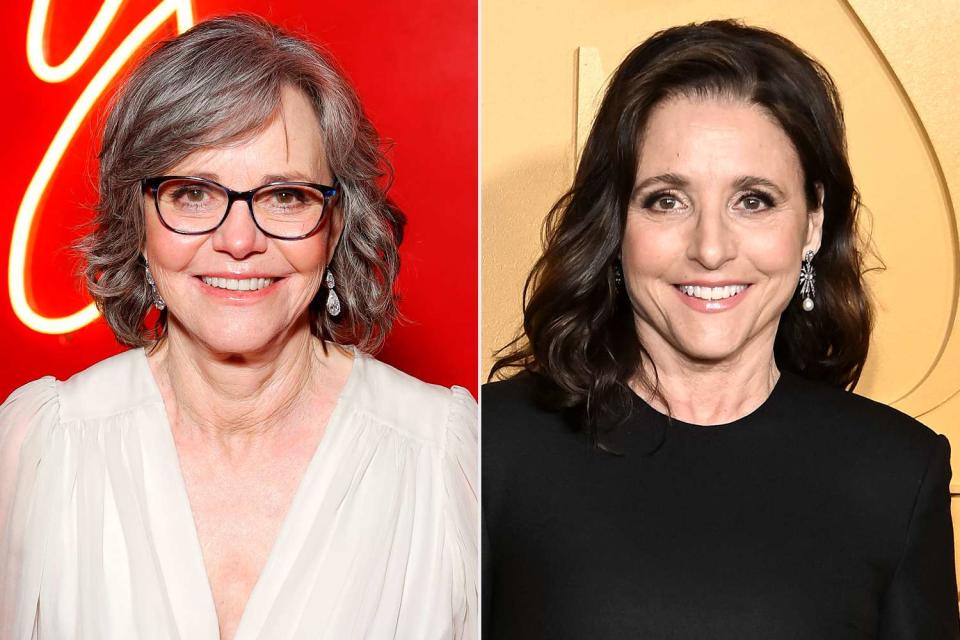 <p>Stefanie Keenan/VF24/WireImage; Noam Galai/Getty</p> (Left-right:) Sally Field; Julia Louis-Dreyfus