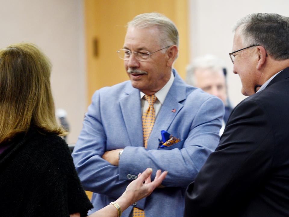 Councilman Jim Taliaferro moments before the Shreveport City Council meeting Tuesday July, 25, 2023, at Government Plaza.