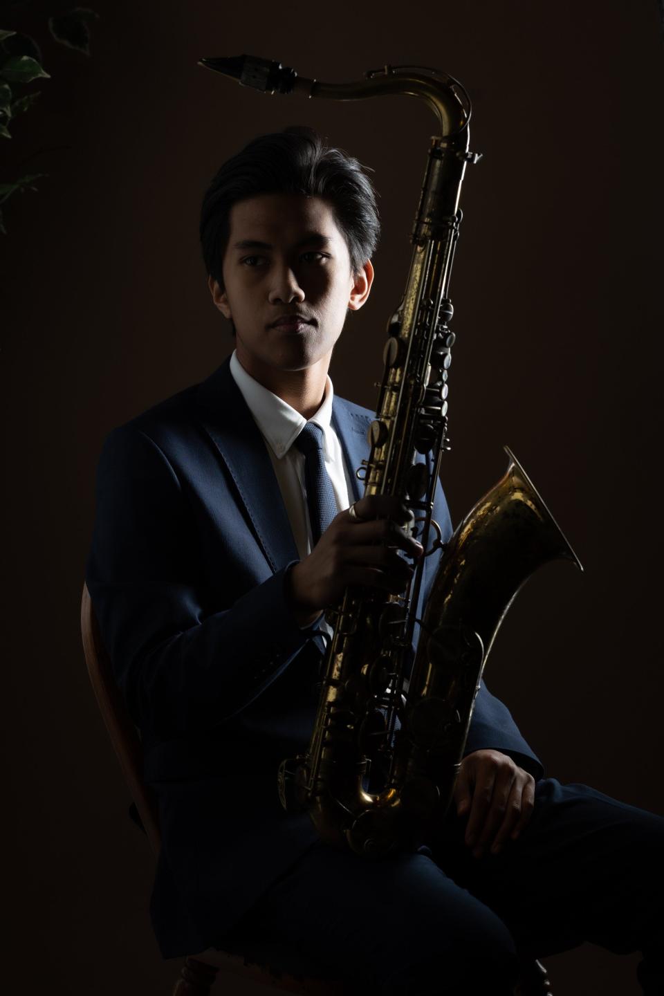 Chicago-based saxophonist Arman Sangalang and his quartet perform Nov. 30, 2023, at Merrimans’ Playhouse in South Bend.