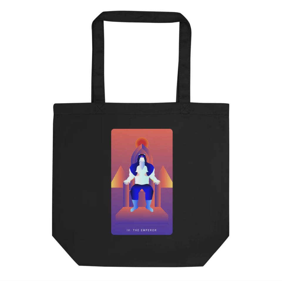 <p><a href="https://shop.mysticmondays.com/products/the-emperor-eco-tote-bag?_pos=10&_sid=83c79a22c&_ss=r" rel="nofollow noopener" target="_blank" data-ylk="slk:Shop Now;elm:context_link;itc:0;sec:content-canvas" class="link ">Shop Now</a></p><p>The Emperor Eco Tote Bag</p><p>shop.mysticmondays.com</p><p>$45.00</p>