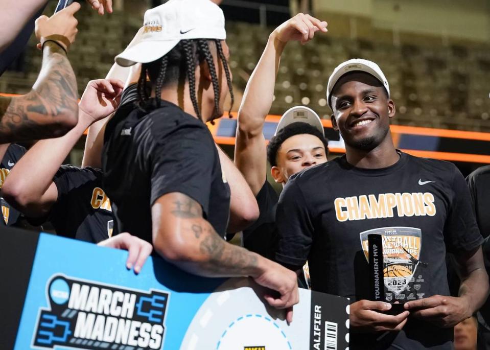 Northern Kentucky guard Marques Warrick, right, the former Henry Clay High School star, will seek to lead NKU to its second straight Horizon League Tournament title.