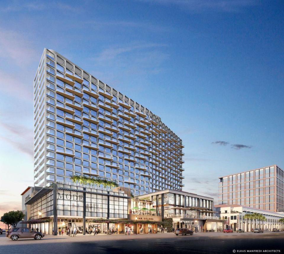 Related Cos. plans to build a luxury apartment tower on the site of the former Macy's department store site at The Square. It's expected to be completed in the spring of 2024.