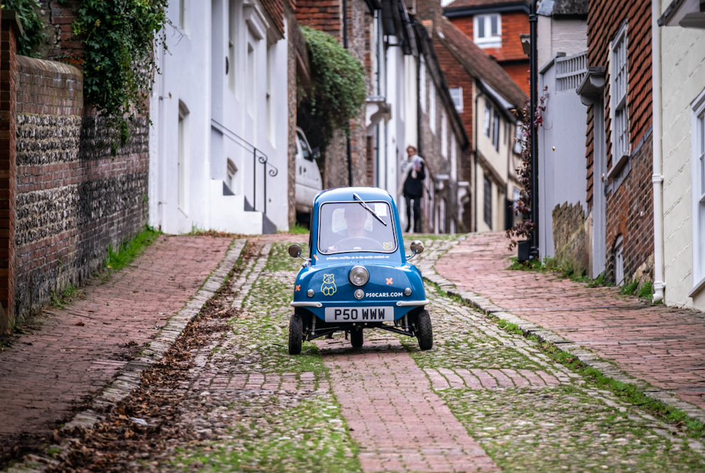 The Peel P50 was built in 2017 but is based on the original design from the first production models in the 1960s. (SWNS)