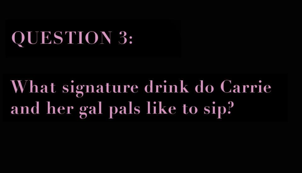 sex and the city quiz question slide 3