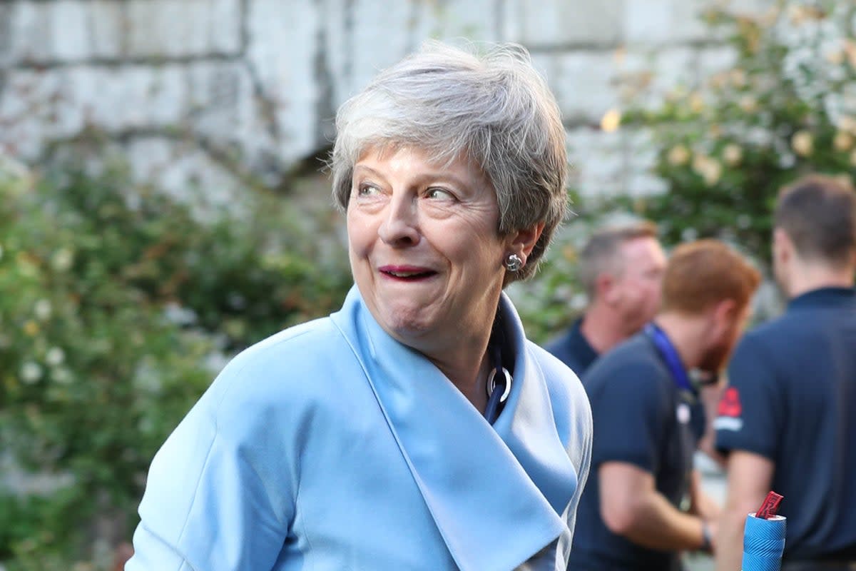 The England Cricket Team meet Prime Minister Theresa May after winning the Cricket World Cup during a reception at Downing Street on July 15, 2019 (Getty Images)