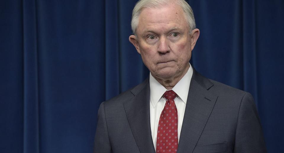 Attorney General Jeff Sessions is focusing on violent crime, not corporate crime. Susan Walsh/AP