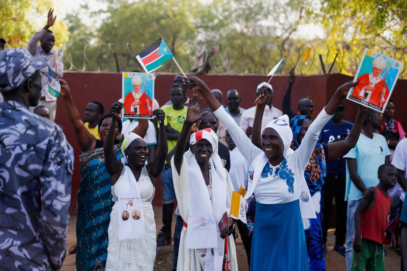 Pope Francis visits South Sudan