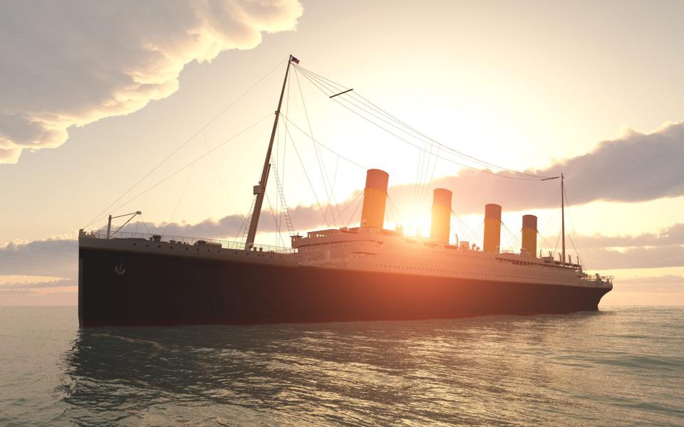 Dieses 3D-Modell zeigt, wie die Titanic aussah. - Copyright: GettyImages