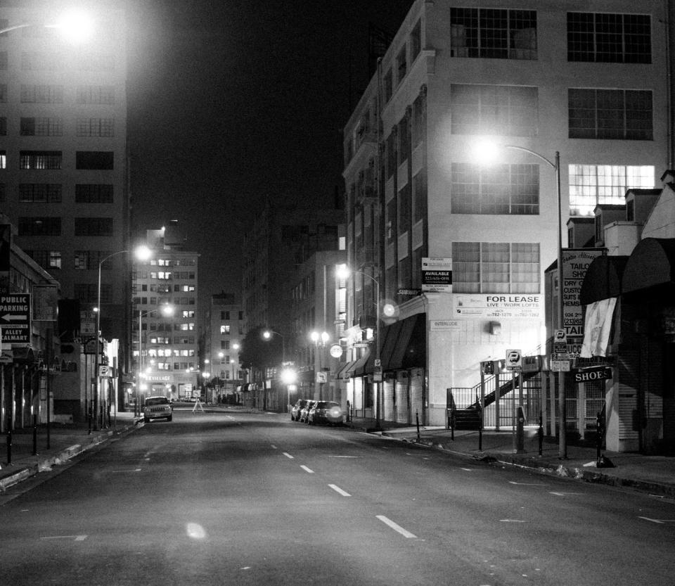 empty street at night