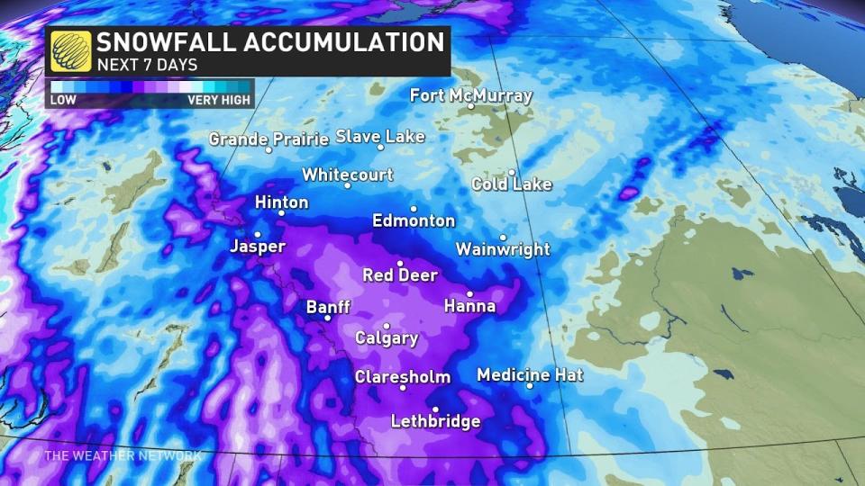 Alberta snow outlook