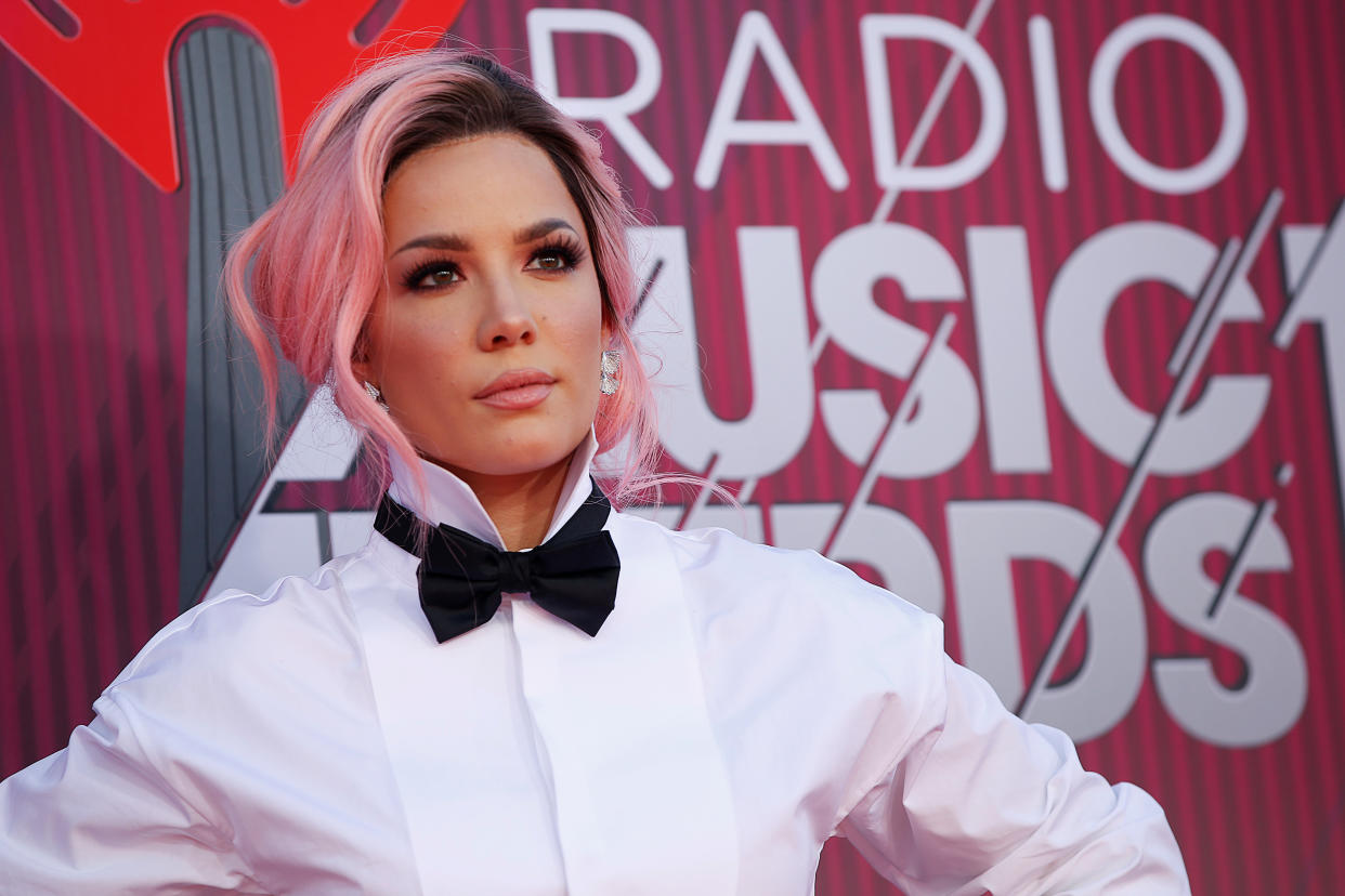 Halsey gives birth to her first baby with boyfriend, Alev Aydin.