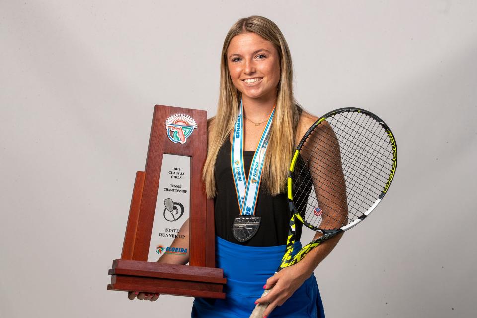 Auburndale freshman McKenna Battilla followed in the footsteps of her sister Peyton as the girls tennis player of the year.