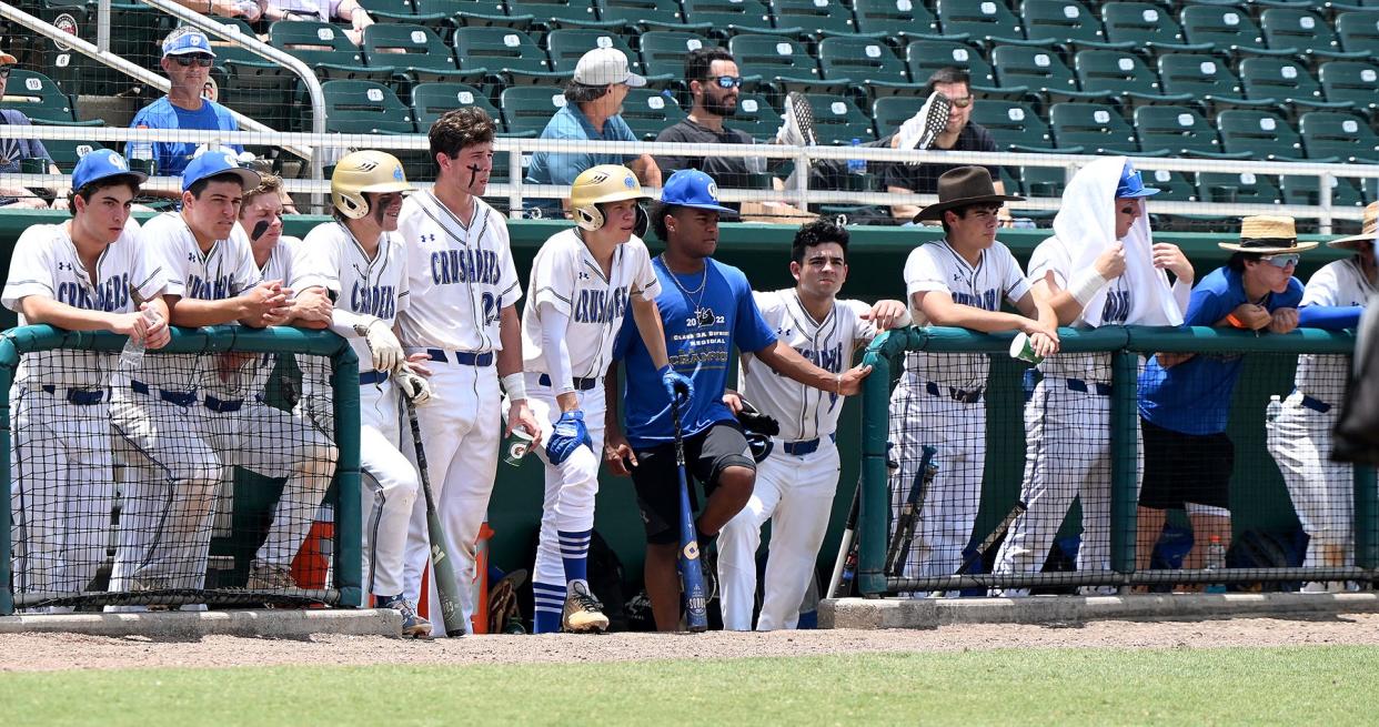 Cardinal Newman takes on North Broward Prep in a Florida state semifinal baseball game in Fort Myers ,Tuesday, May 24, 2022.(Photo/Chris Tilley)